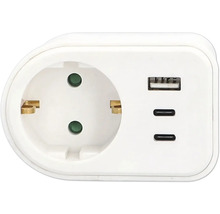 Adaptateur de prise avec ports USB et USB-C
