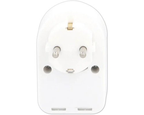 Fiche de contact de protection blanche