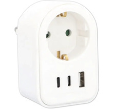 Adaptateur de prise avec ports USB