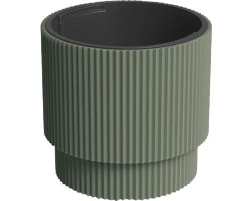 Pot de fleurs cannelé