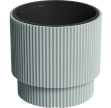 Pot de fleurs décoratif avec structure à rainures