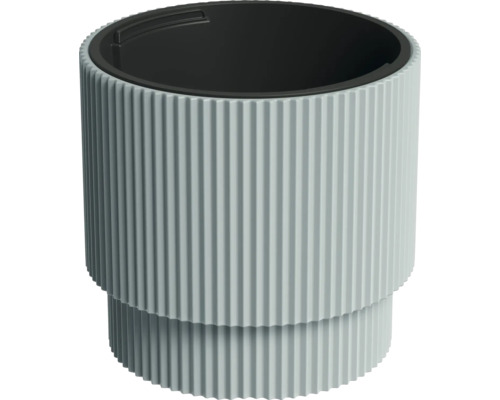 Pot de fleurs décoratif avec structure à rainures