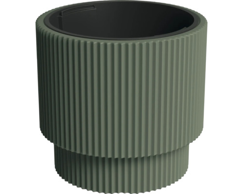 Cache-pot nervuré pour plantes