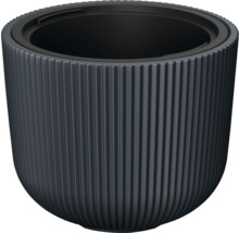 Pot de fleurs cannelé