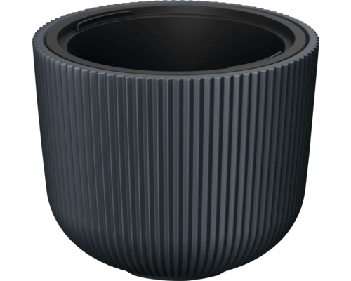 Pot de fleurs cannelé