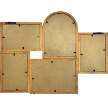 Mehrfachbilderrahmen für fünf Fotos aus Holz