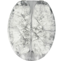 Abattant de WC avec effet marbré