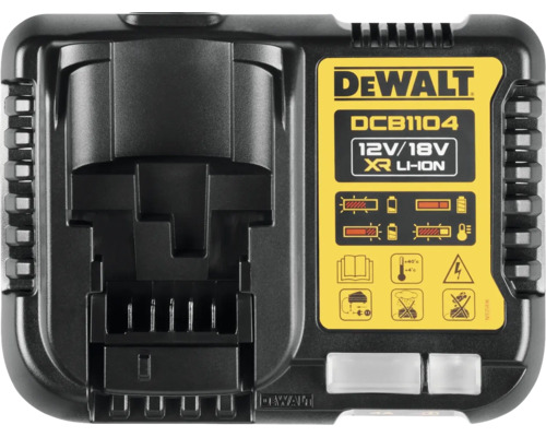 DeWALT DCB1104 12 Volt bis 18 Volt XR Li-Ion Akkuladegerät
