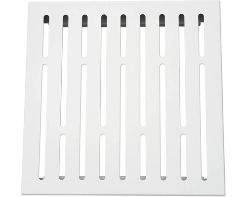 Abdeckung für Heizkörper aus Metall mit Schlitzen