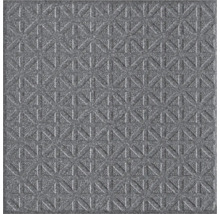 Graue Bodenfliese mit strukturiertem Muster