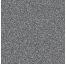 Plan de travail gris avec motif moucheté.