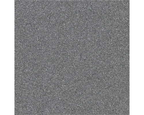 Plan de travail gris avec motif moucheté.