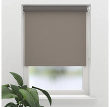 Graue Jalousie am Fenster zur Beschattung