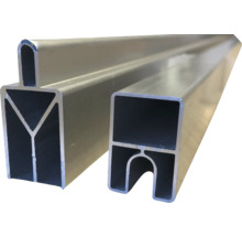 Profilés en aluminium en coupe transversale