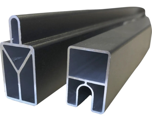 Profilés en aluminium en coupe transversale