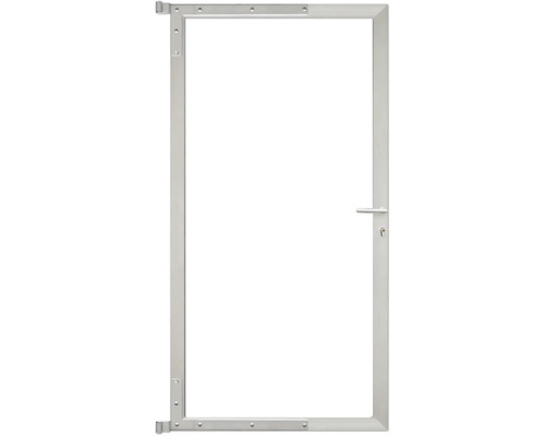 Cadre pour portillon de jardin avec poignée et serrure