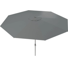 Parasol de jardin gris avec manivelle