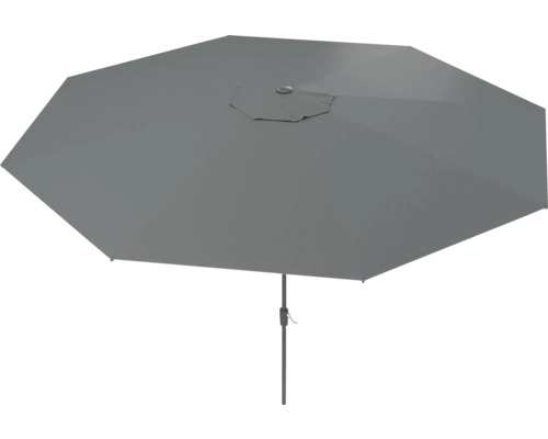Parasol de jardin gris avec manivelle