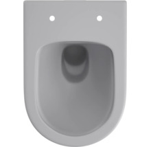 WC suspendu en céramique de forme rectangulaire avec deux trous pour l abattant WC