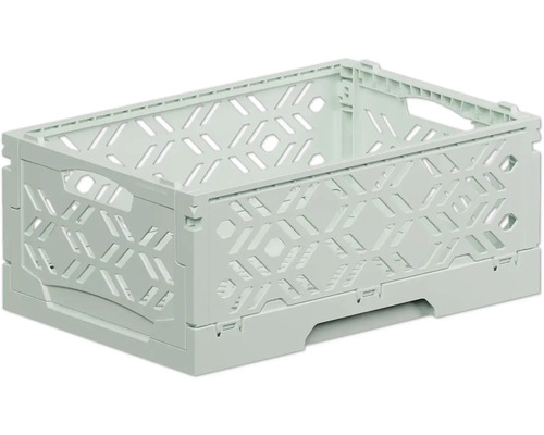 Faltbox aus Kunststoff mit geometrischen Mustern