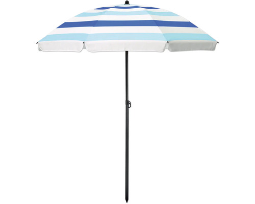 Parasol rayé pour l'extérieur