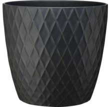 Blumentopf mit Rautenmuster