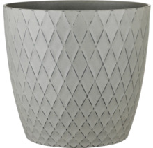Blumentopf mit Rautenmuster