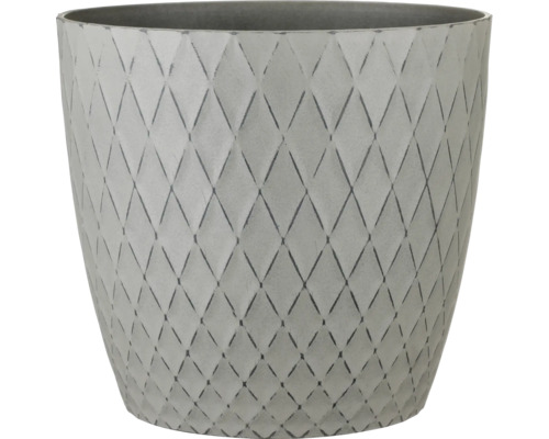 Blumentopf mit Rautenmuster