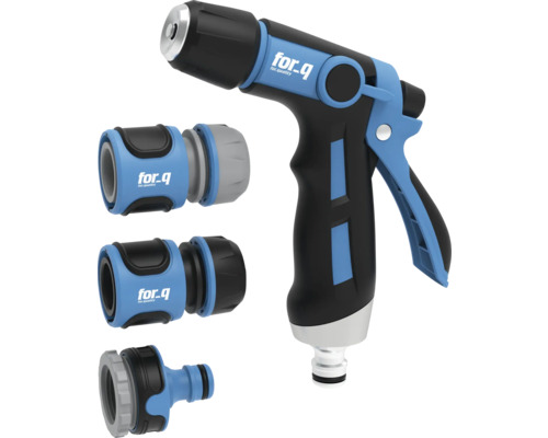 Reinigungsspritzenset for_q easy 1/2-3/4" For-Q Gartenbrause mit passenden Kupplungen