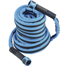 Gartenschlauch mit Textilummantelung, aufgerollt