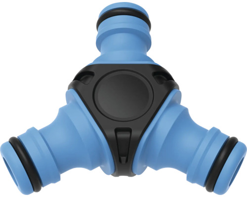 Bifurcation de tuyau for_q pièce en Y 1/2" plastique Distributeur de tuyau d'arrosage à trois voies