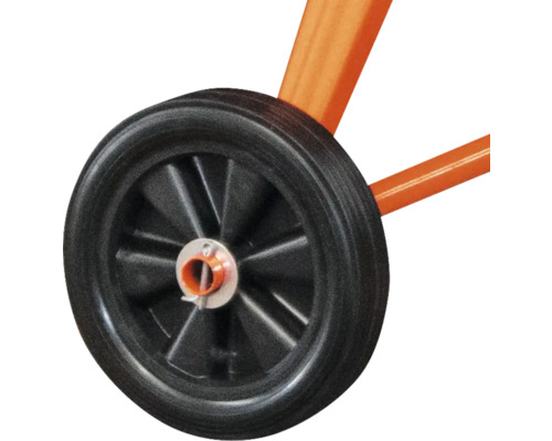 Rad eines Baugeräts