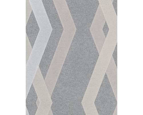 Papier peint intissé 82155 Giulia Novamur géométrique gris rose