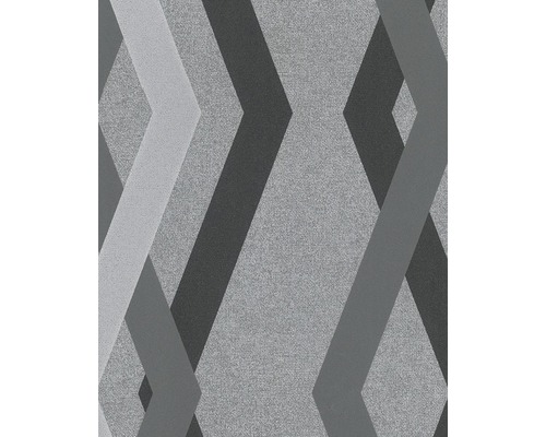 Vliestapete 82156 Giulia grau silber HORNBACH Luxemburg Geometrisch - Novamur
