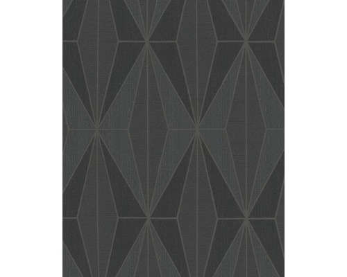 Vliestapete 82177 Giulia Novamur Geometrisch schwarz Tapete mit geometrischem Diamantenmuster