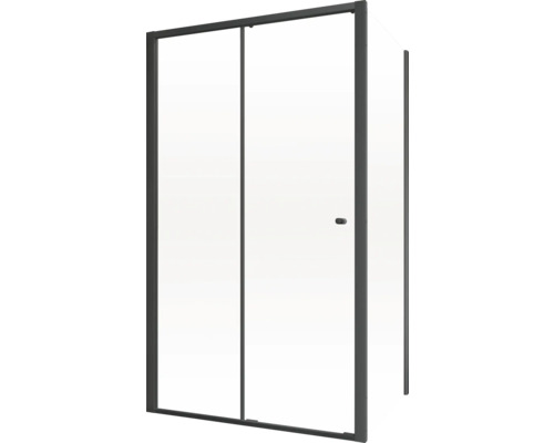 Duschkabine mit Rahmen und Glasschiebetür