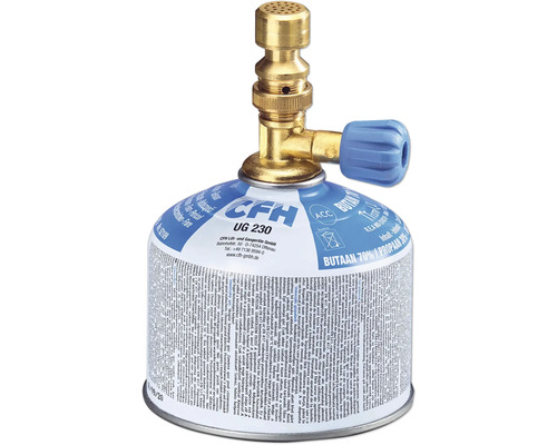 Bec Bunsen CFH BL 1700 Cartouche de gaz avec adaptateur pour appareils de soudure et à gaz