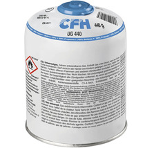 Cartouche de gaz universel CFH avec une capacité de remplissage de 440 grammes