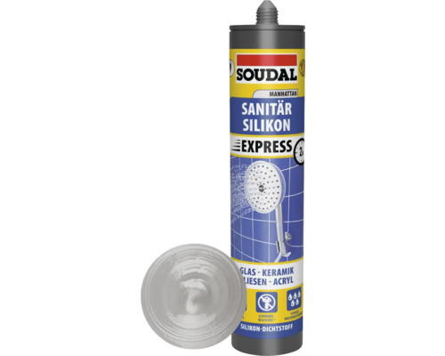 Soudal Dusche & Bad Express Silikon manhattan 300 ml Soudal Sanitär Silikon Express Kartusche