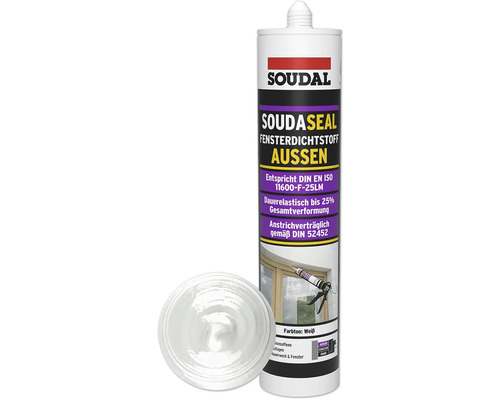 Cartouche de mastic pour fenêtres extérieur Soudal