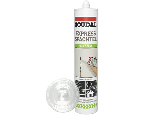 Soudal Express Spachtel prêt à l'emploi pour les réparations intérieures