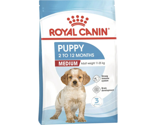 Royal Canin Puppy Medium Hundetrockenfutter für Welpen von zwei bis zwölf Monaten