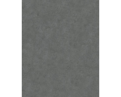 Papier peint intissé 32273 Vintage Deluxe uni anthracite Papier peint imitation béton gris