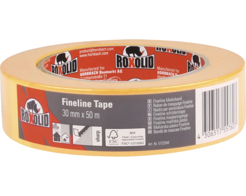 Ruban de masquage Roxolid Fineline 30 mm x 50 m