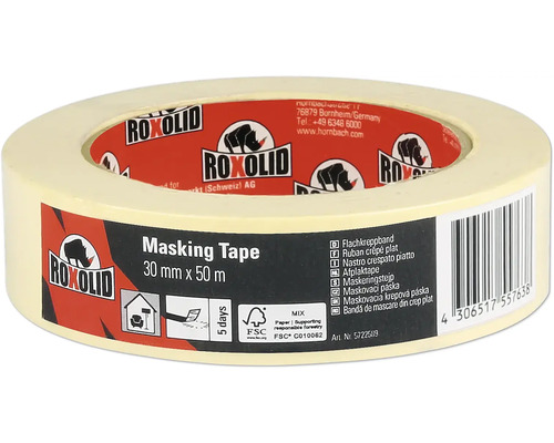 Ruban de masquage Roxolid, 30 mm x 50 m