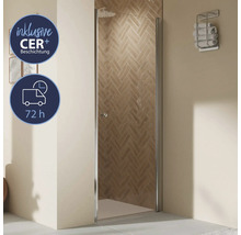 Cabine de douche avec revêtement CER plus pour une évacuation facile de l'eau et des saletés