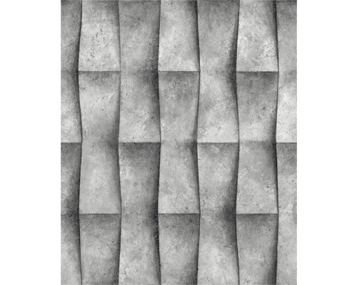 Papier peint relief gris aspect béton