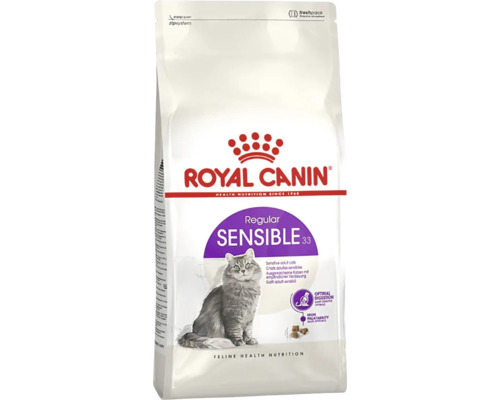 Royal Canin Sensible 33 Aliments pour chats, régulier, pour chats adultes à digestion sensible