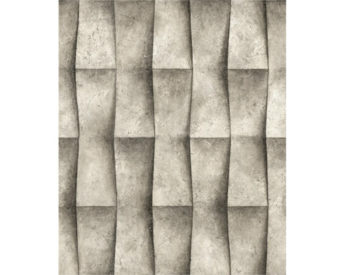 Papier peint avec structure en béton et aspect tridimensionnel