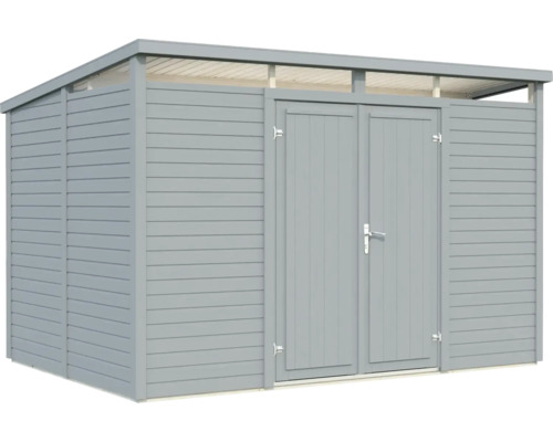 Gartenschrank aus Holz mit Doppeltür